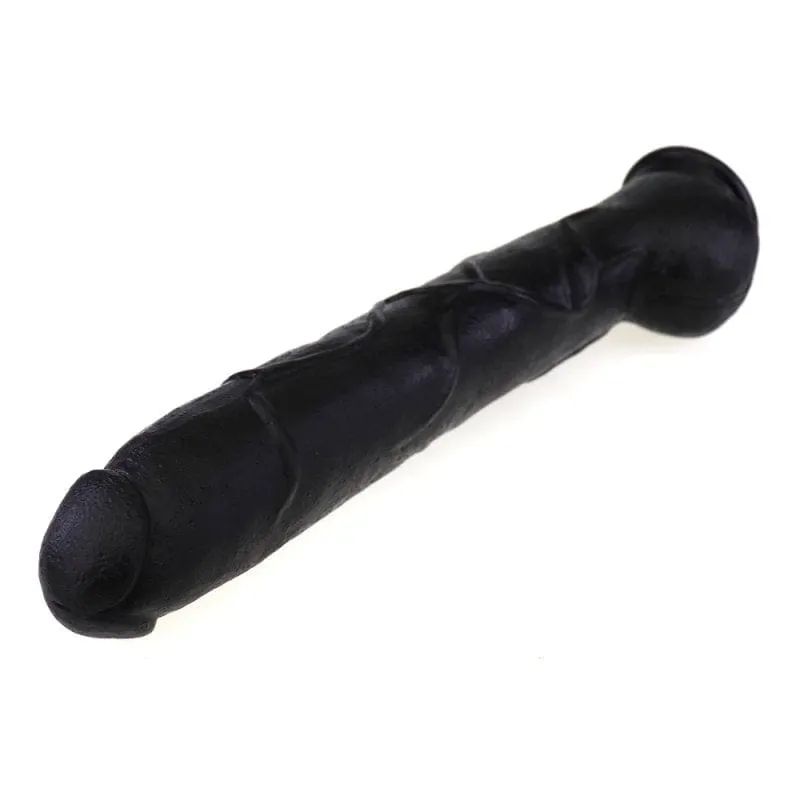 0270M  13 Huge Veined Dildo with Balls and Suction Cup Base