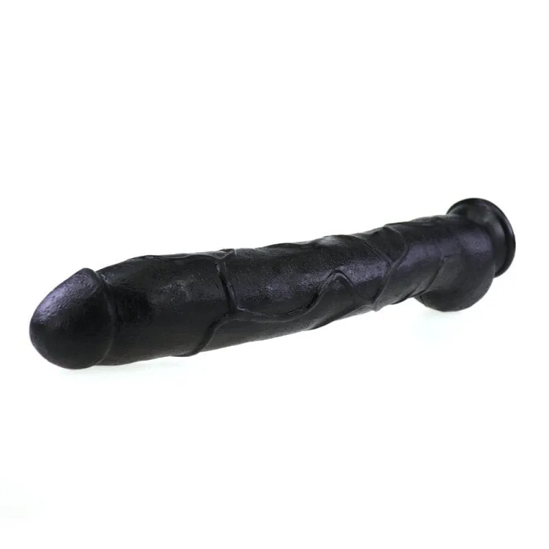0270M  13 Huge Veined Dildo with Balls and Suction Cup Base