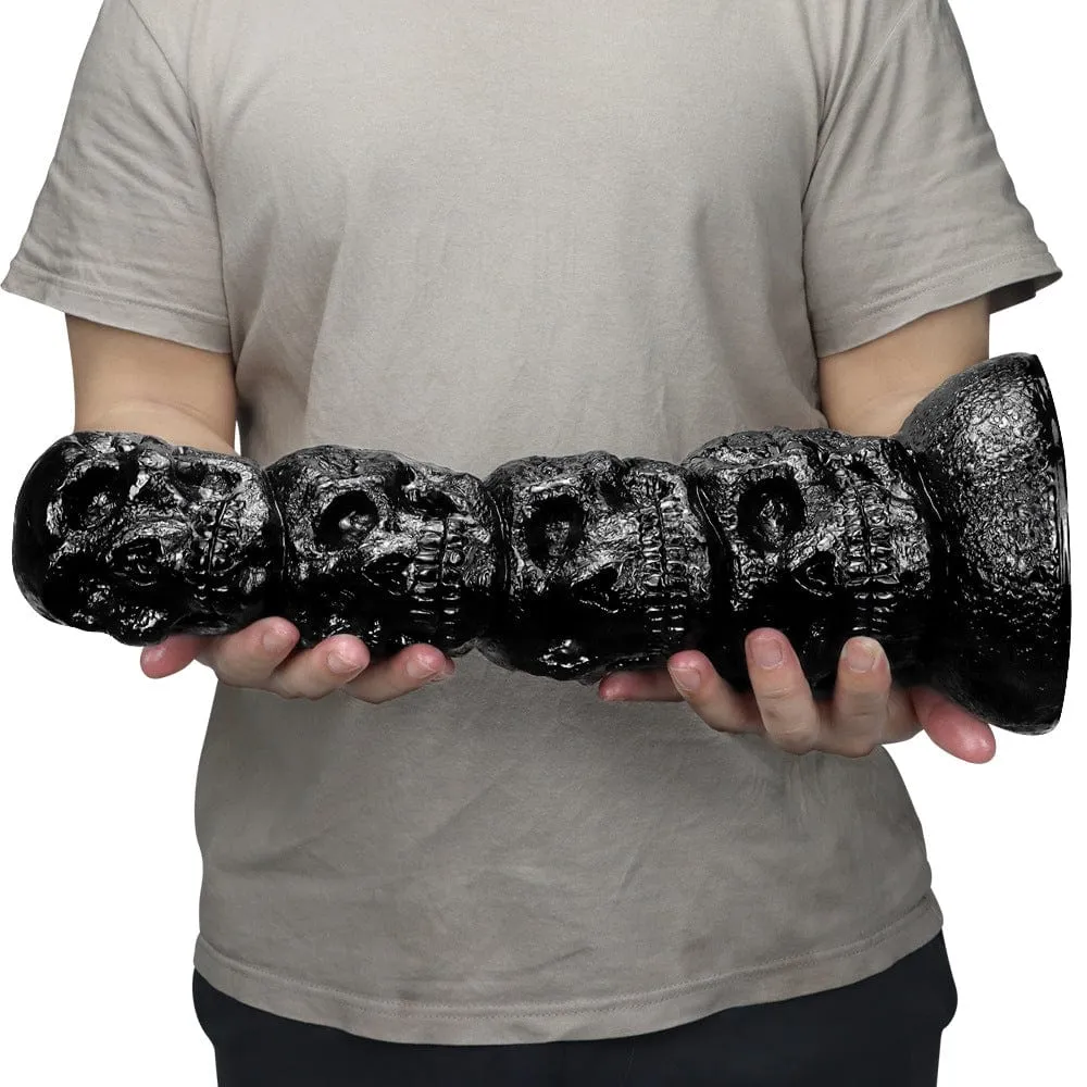 12.3 Inch Skull Giant Butt Plug Huge Dildo