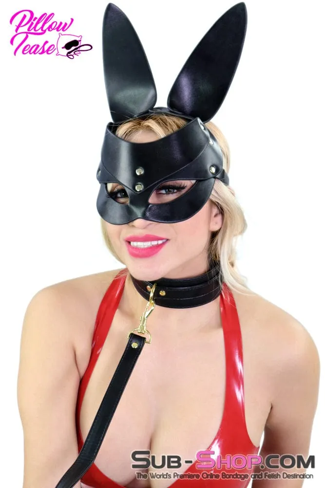 1515DL      Bad Bunny Cosplay Bunny Ears Mask. Black