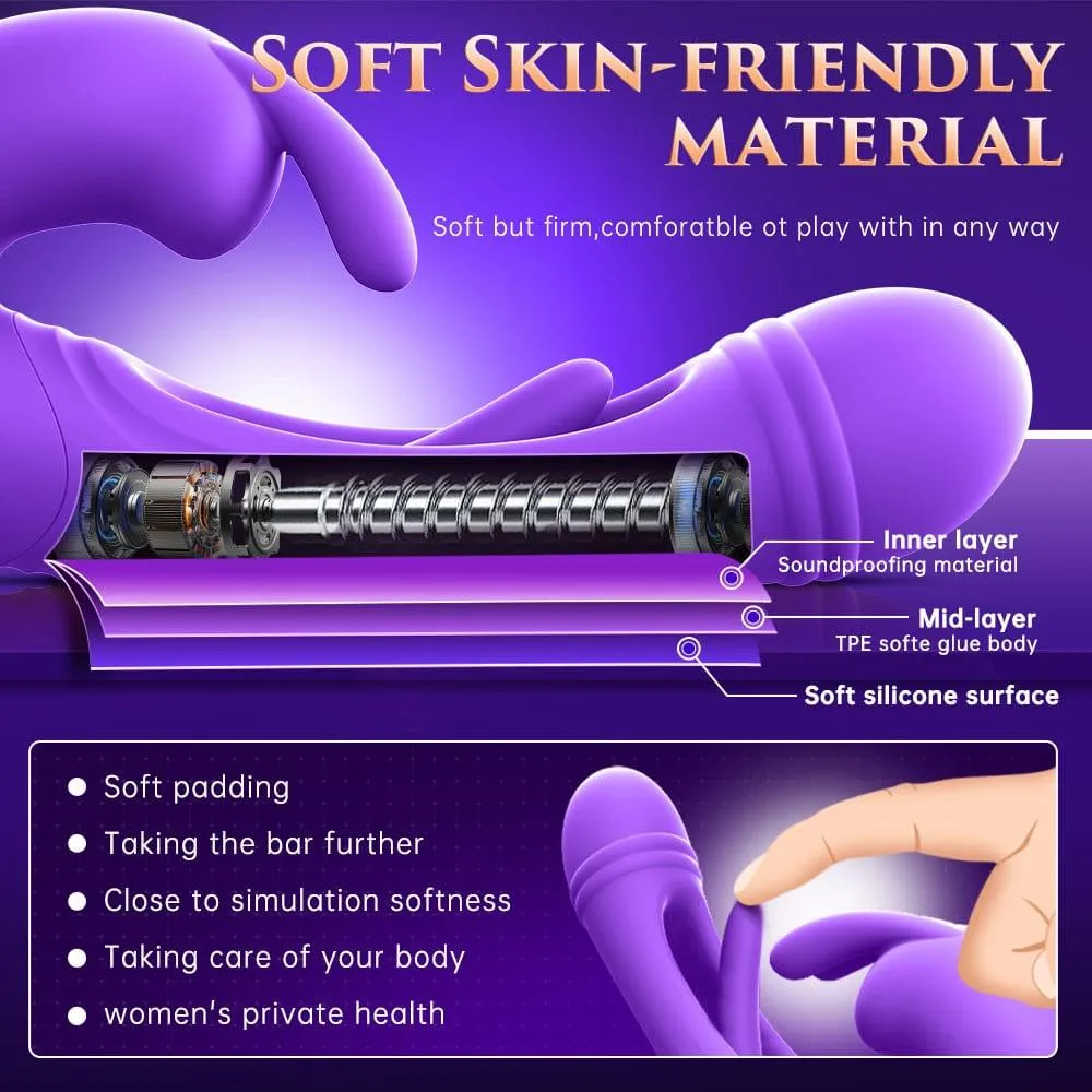 3 in 1 Multiple Stimulation Female G-Spot Vibrator Rabbit Vibrators