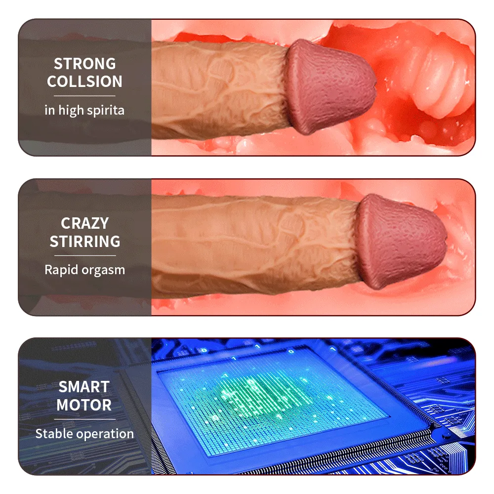 42 Celsius Heating Realistic Dildos 10 Frequency 6 Speeds Thrusting Dildo Vibrator