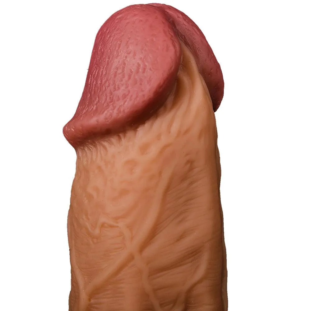 42 Celsius Heating Realistic Dildos 10 Frequency 6 Speeds Thrusting Dildo Vibrator