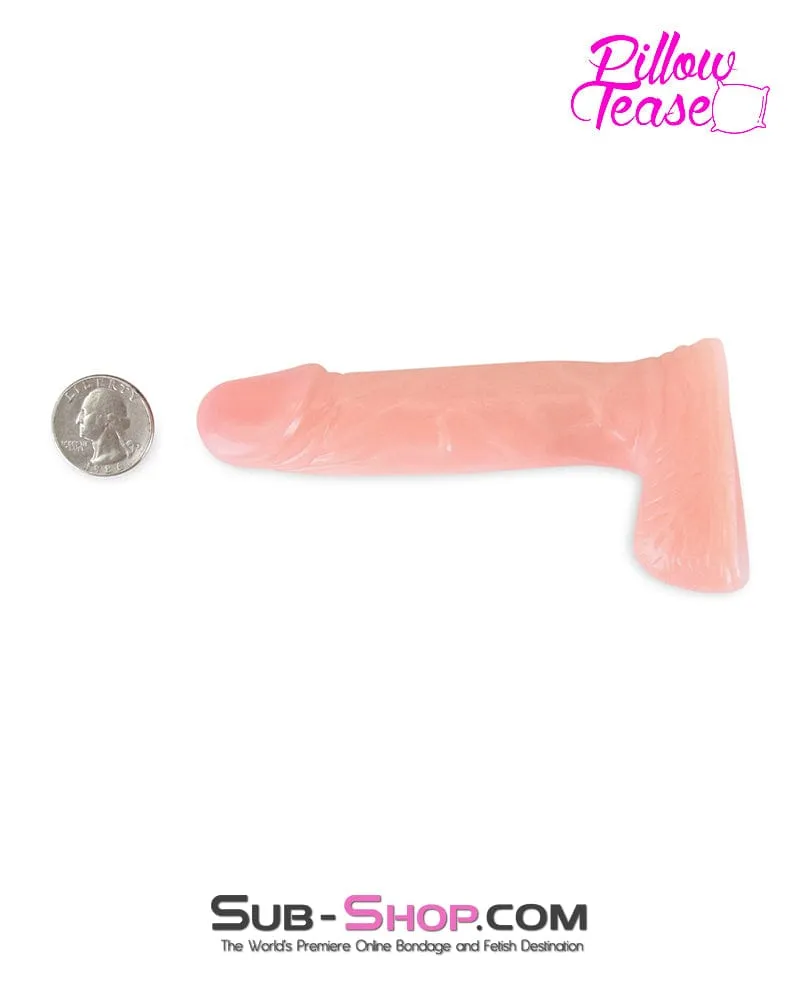 6891M      4.5 Mini Jelly Dildo. Flesh