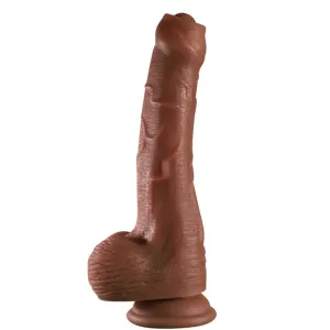 8 Inches Silicone Foreskin Dildo