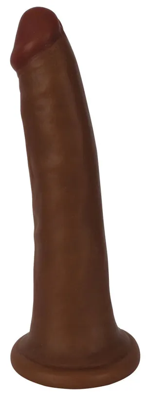 8 Slim Dildo - Chocolate