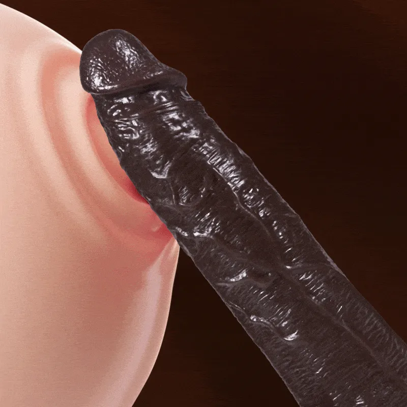 8.6-In Vibrating Thrusting Swing Thick Long Lifelike Dildo With Remote Control