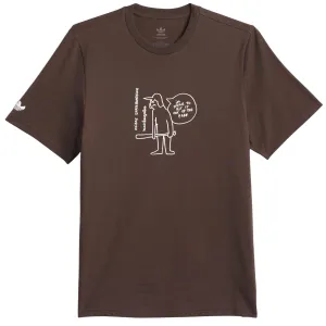 Adidas Shmoo G 3 T-Shirt - Dark Brown/Core White