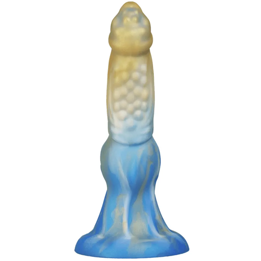 Alien Dildo Mixed Color Liquid Silicone Allovers Dildo Sex Toys