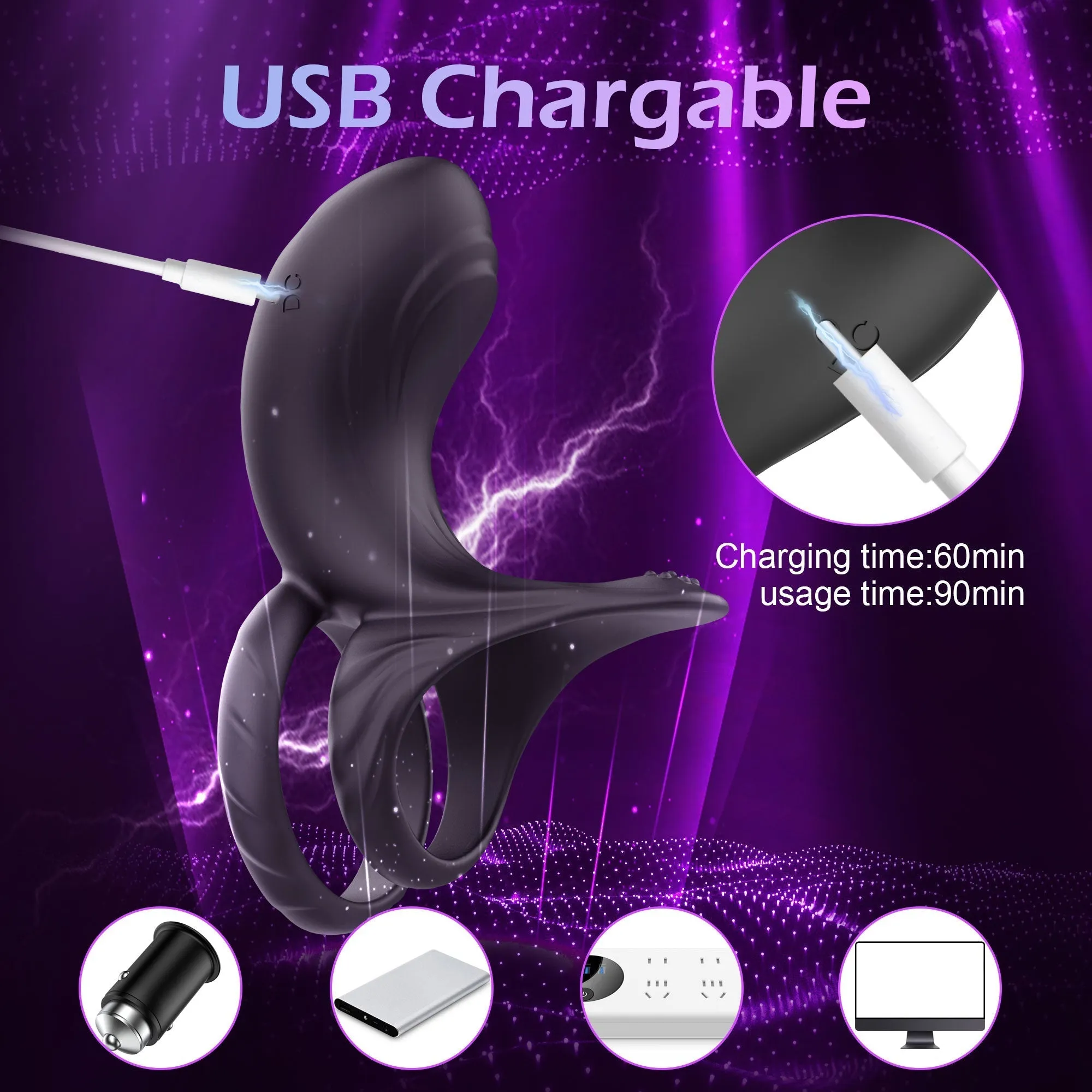 Aurora - Vibrating Penis Ring