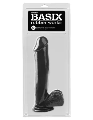 Basix - 12 Dong with Suction Cup