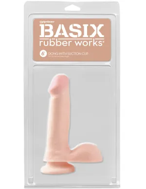 Basix - 6 Dong with Suction Cup