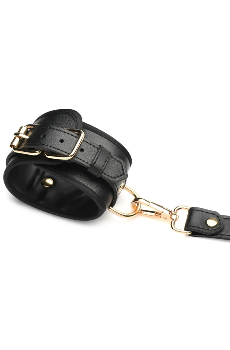 Black BDSM Harness with Bows