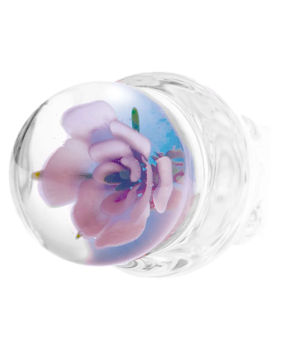 Brunnea Glass Double Dildo