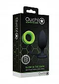 Butt Plug With Cock Ring - Glow In The Dark