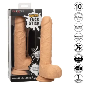 California Exotics - Squirting Fuck Stick Silicone Realistic Dildo Vibrator 8.95
