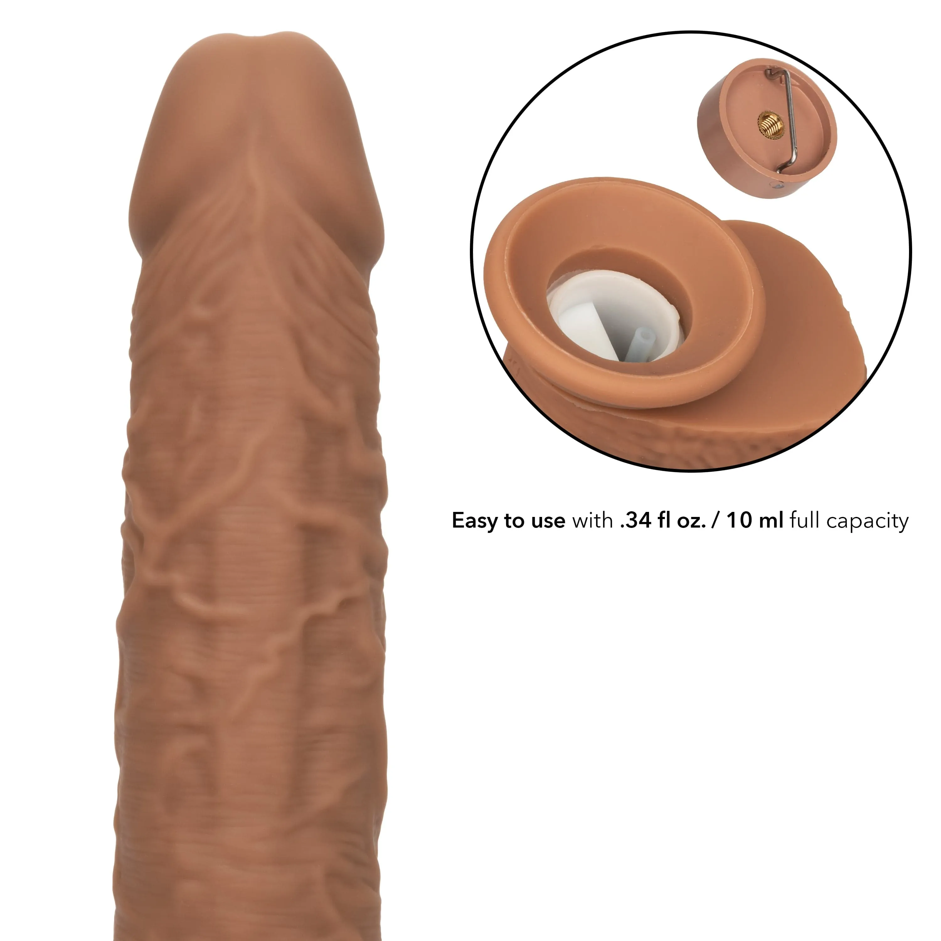 California Exotics - Squirting Fuck Stick Silicone Realistic Dildo Vibrator 8.95