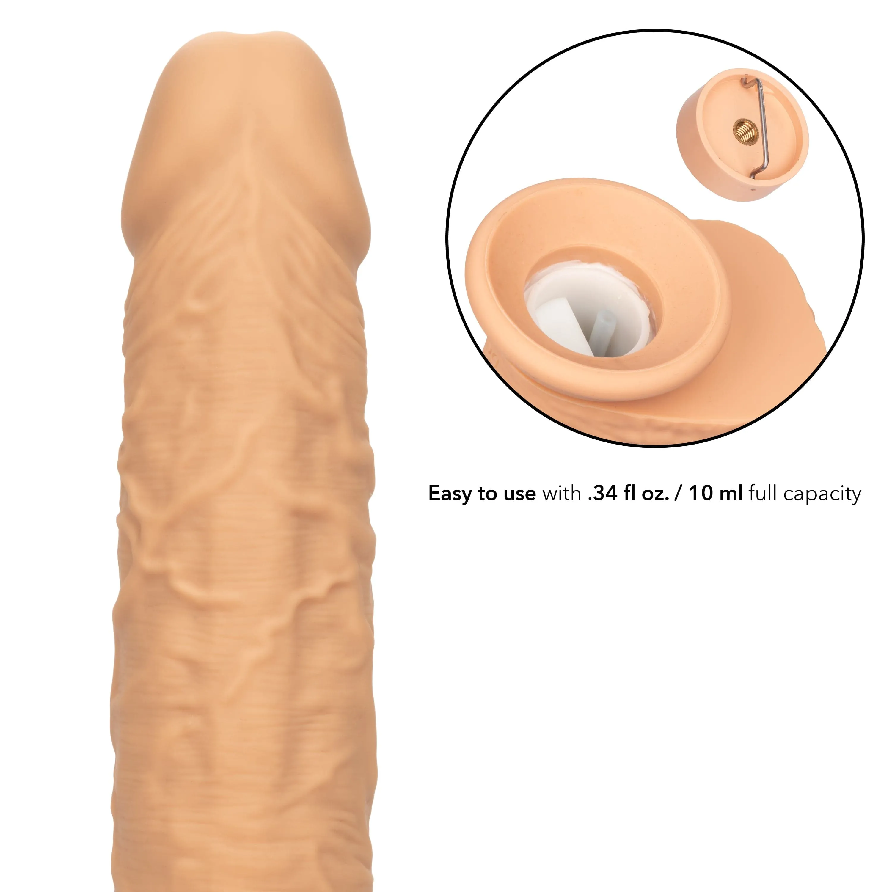 California Exotics - Squirting Fuck Stick Silicone Realistic Dildo Vibrator 8.95