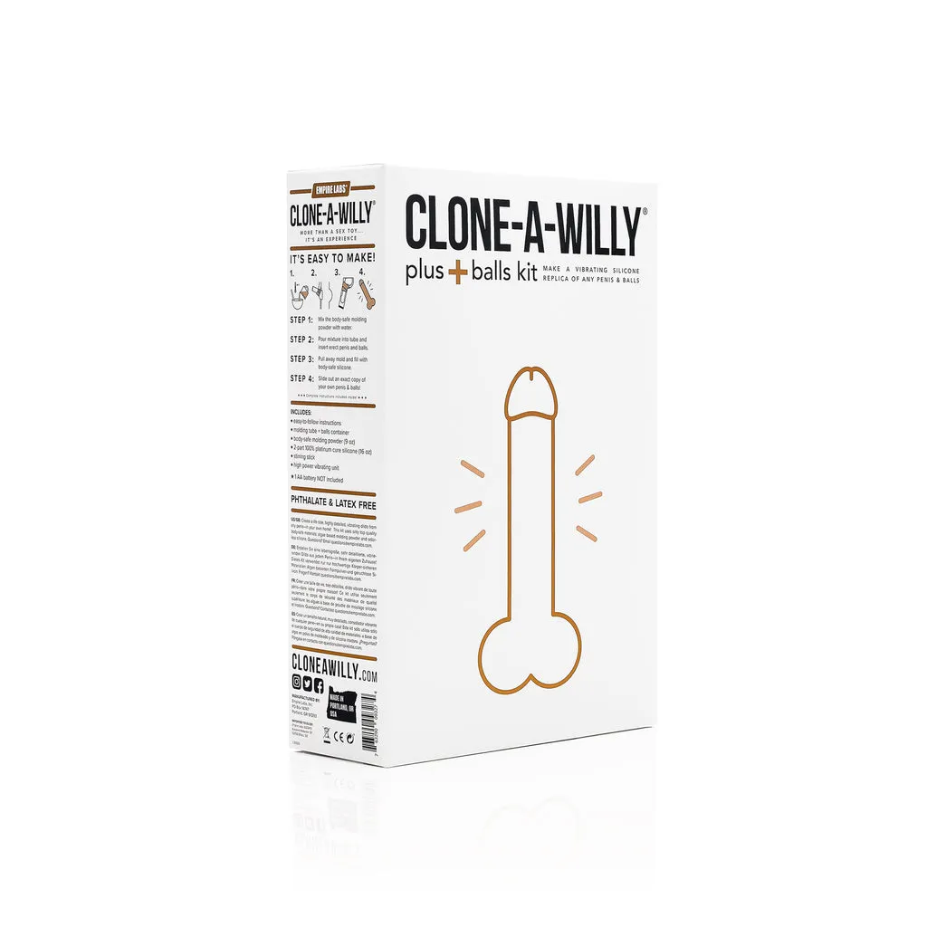 Clone-A-Willy   Balls Kit - Light Skin Tone