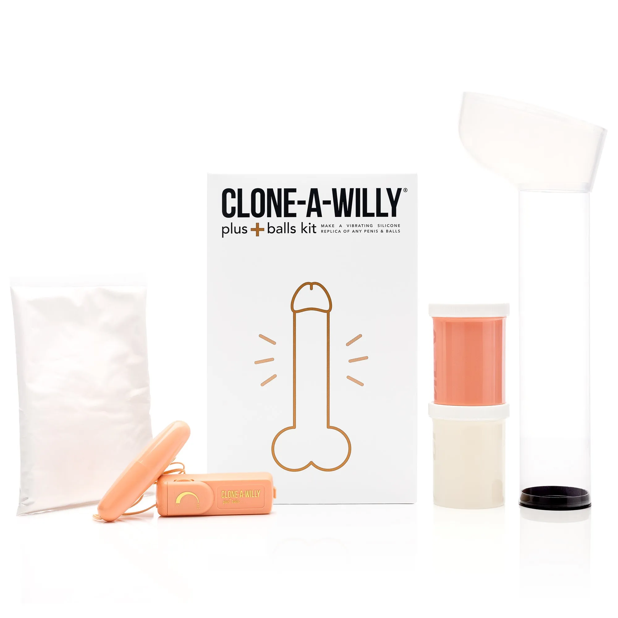 Clone-A-Willy   Balls Kit - Light Skin Tone