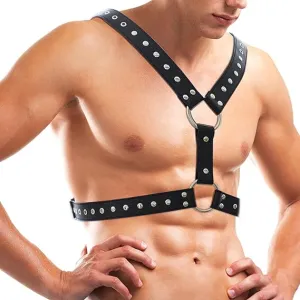 Come Closer Body Chest Harness | Leather | Adjustable | Fetish