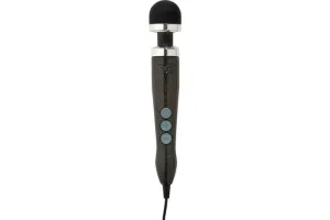 Doxy DIE CAST NUMBER 3 Solid Metal Plug-in Vibrating Wand Massager Disco Black