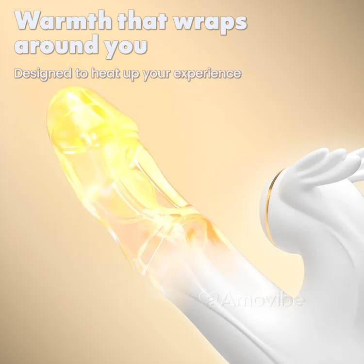 Dual Vibration & Suction with Warming Sensation for Ultimate G-Spot Vibrator Pleasure