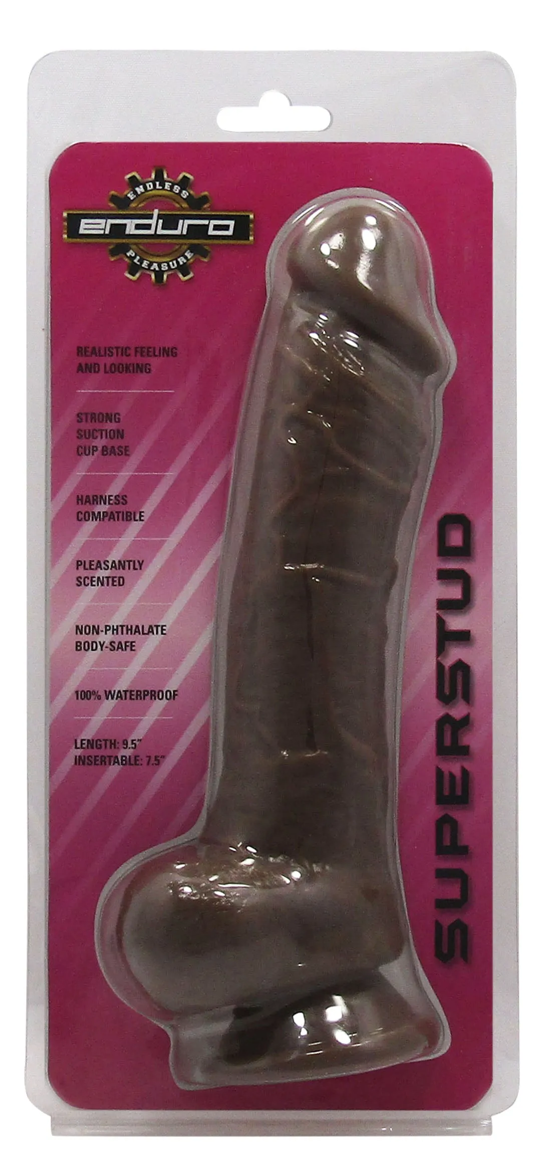 Enduro 9.5in Brown Dildo