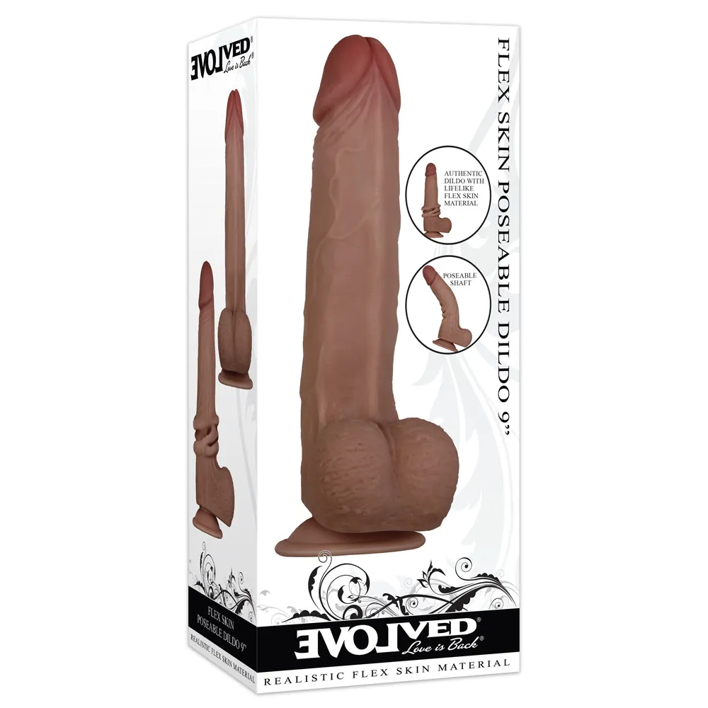 Evolved Flex Skin Poseable 9" Dildo
