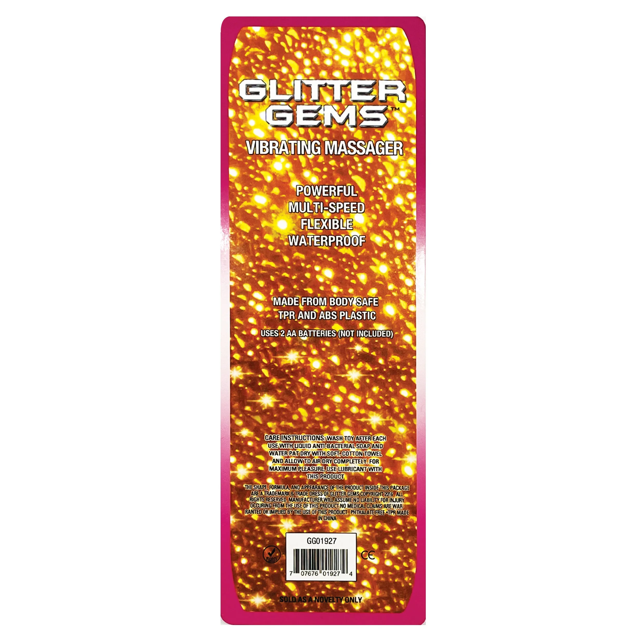 Glitter Gem Pink Vibrator
