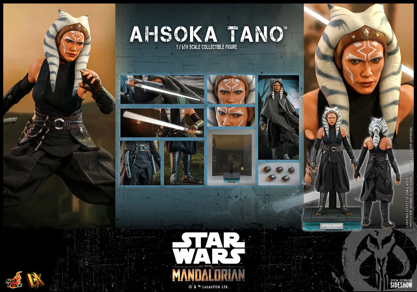 Hot Toys 1/6 Scale Figure - Ahsoka Tano (Star Wars: The Mandalorian)
