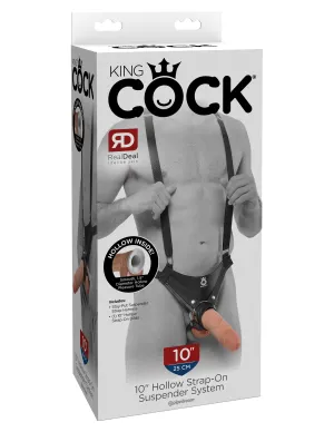 King Cock 10 Hollow Strap On Suspender System