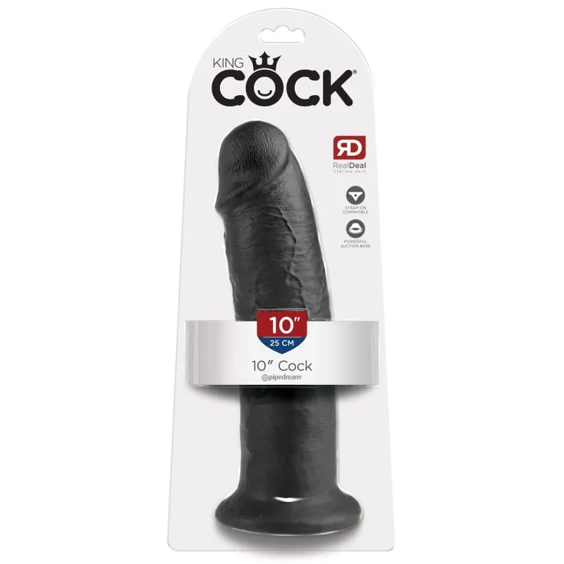 King Cock 10-Inch Cock - Black