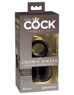 King Cock Elite The Crown Jewels Weighted Swinging Balls