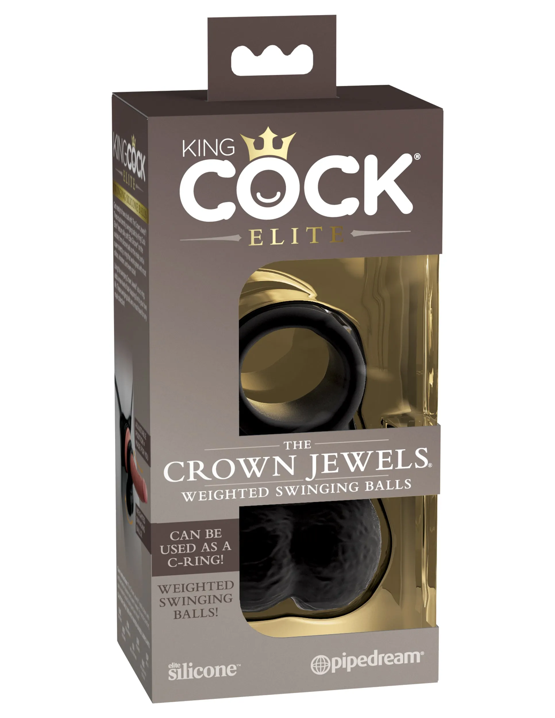 King Cock Elite The Crown Jewels Weighted Swinging Balls