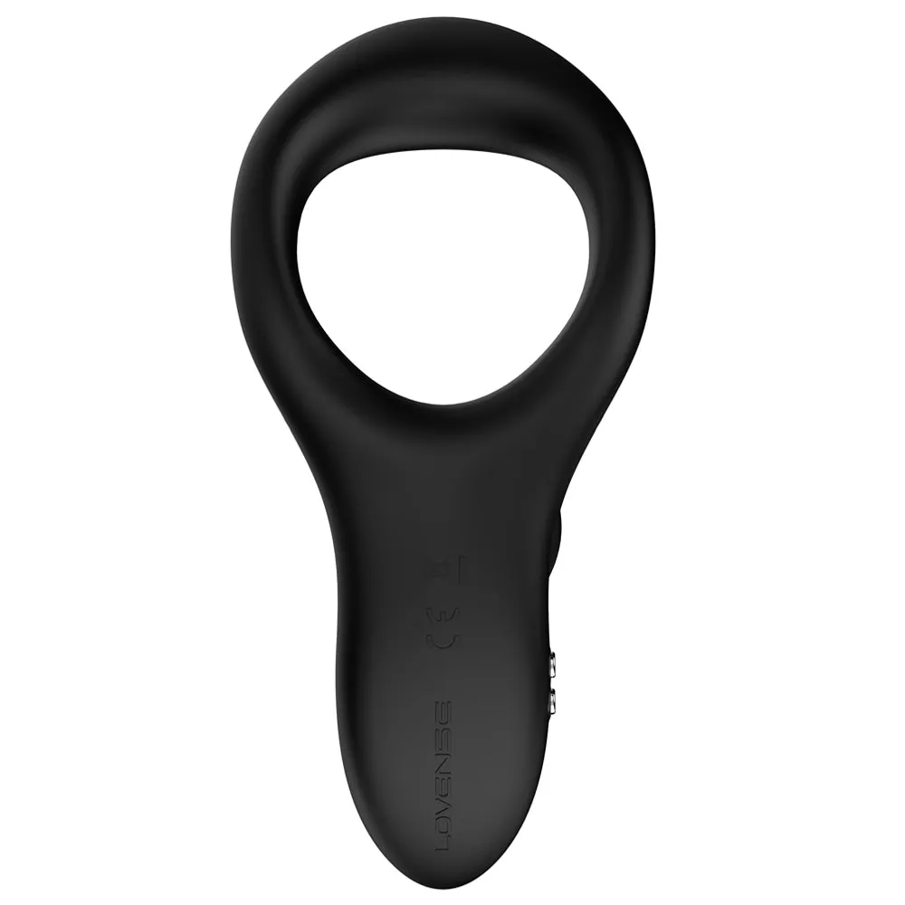 Lovense Diamo Bluetooth Vibrating Cock Ring With Perineal Arm