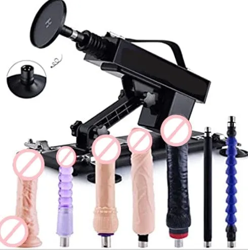 Lurevibe - Automatic Sex Machine Sex Toys Love Machine Device Gun with 6 Attachments