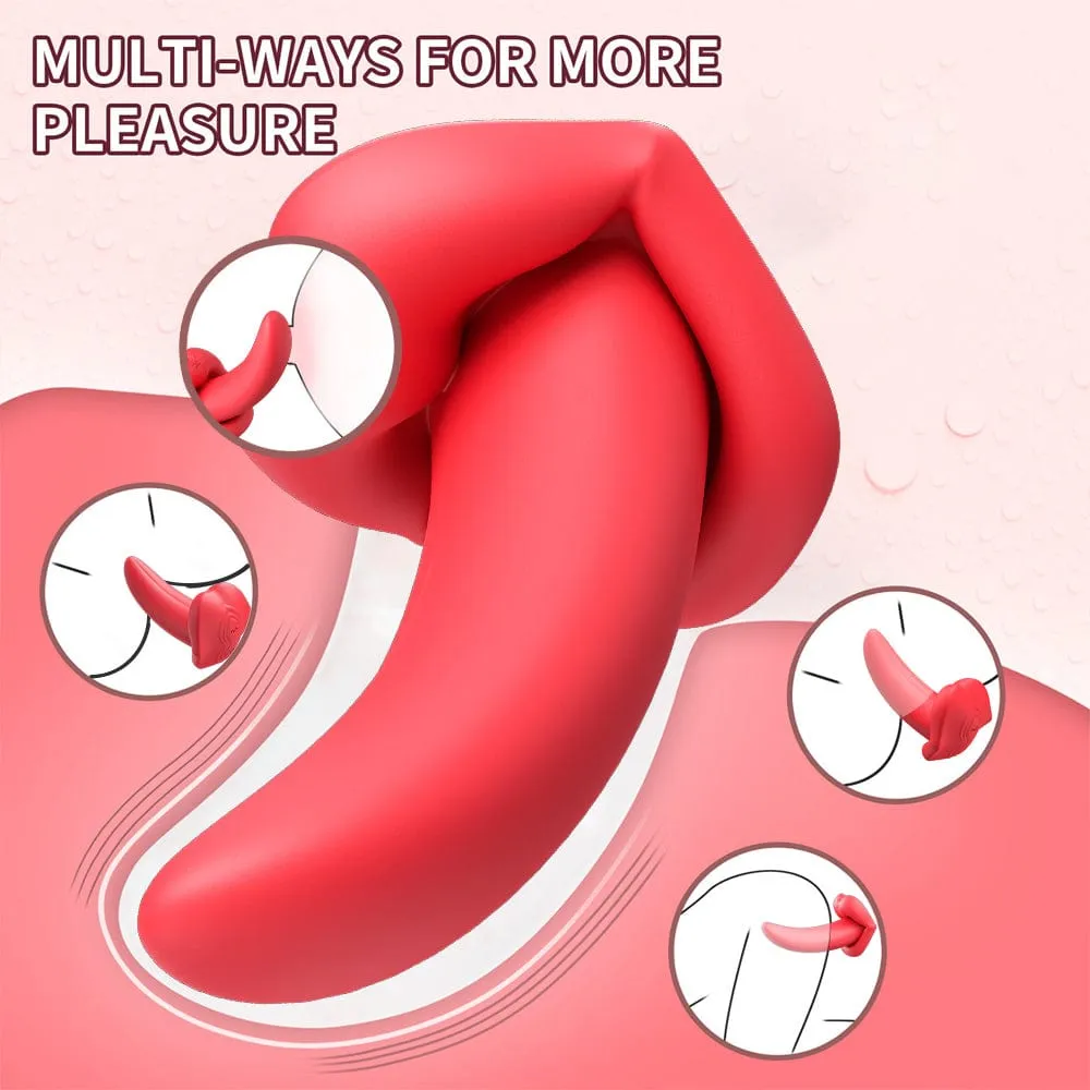 Lurevibe - Honey Tongue Wireless Remote Control 10 Frequency Wearable Vibrator