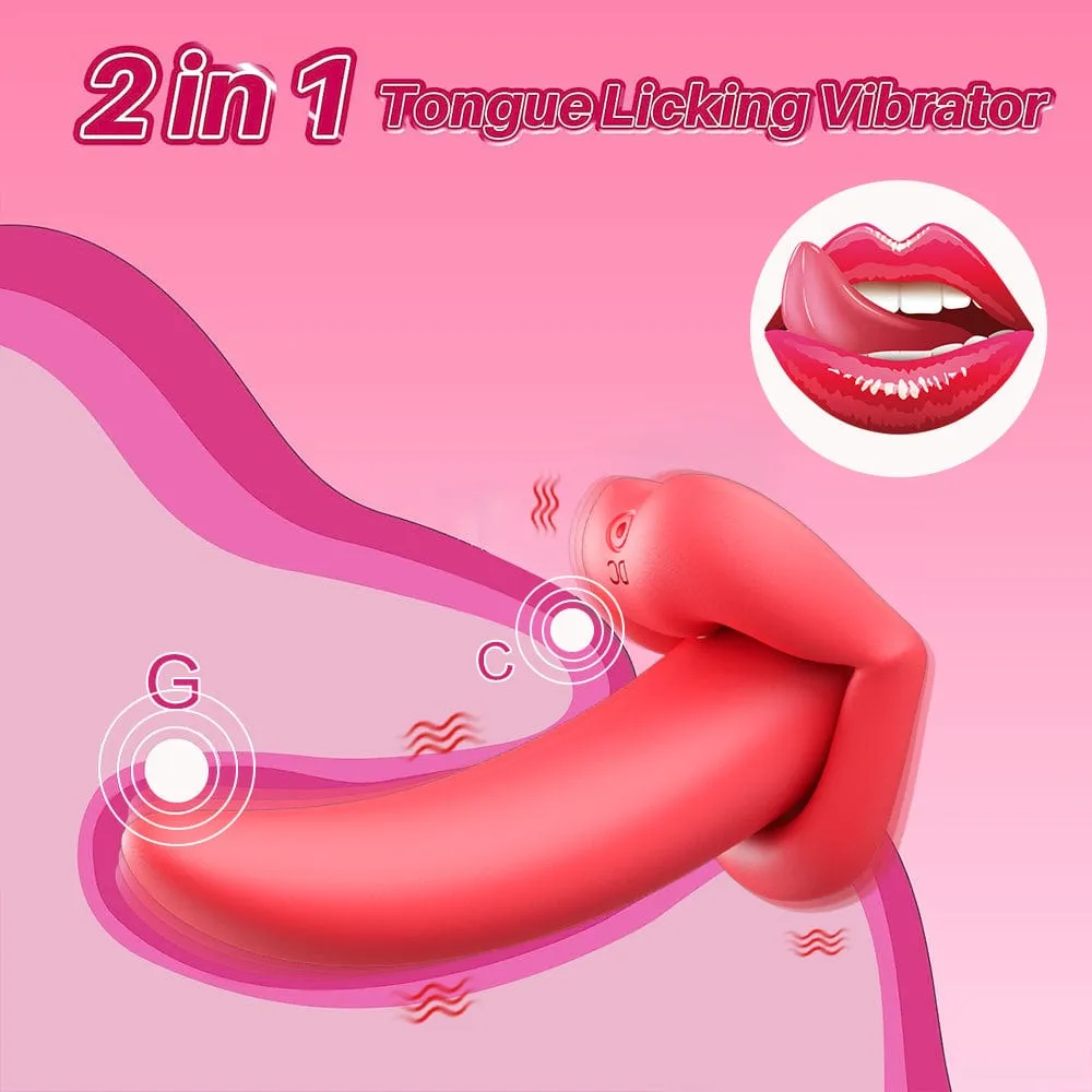 Lurevibe - Honey Tongue Wireless Remote Control 10 Frequency Wearable Vibrator