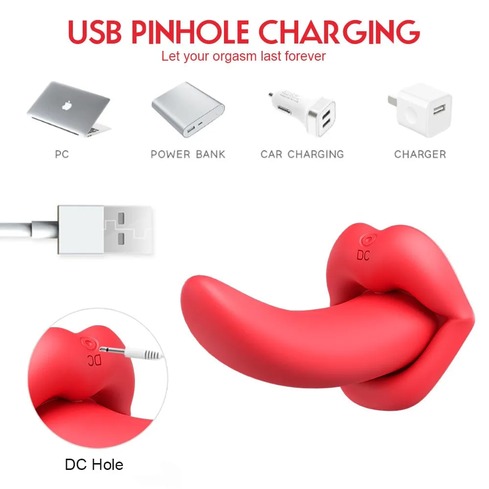 Lurevibe - Honey Tongue Wireless Remote Control 10 Frequency Wearable Vibrator