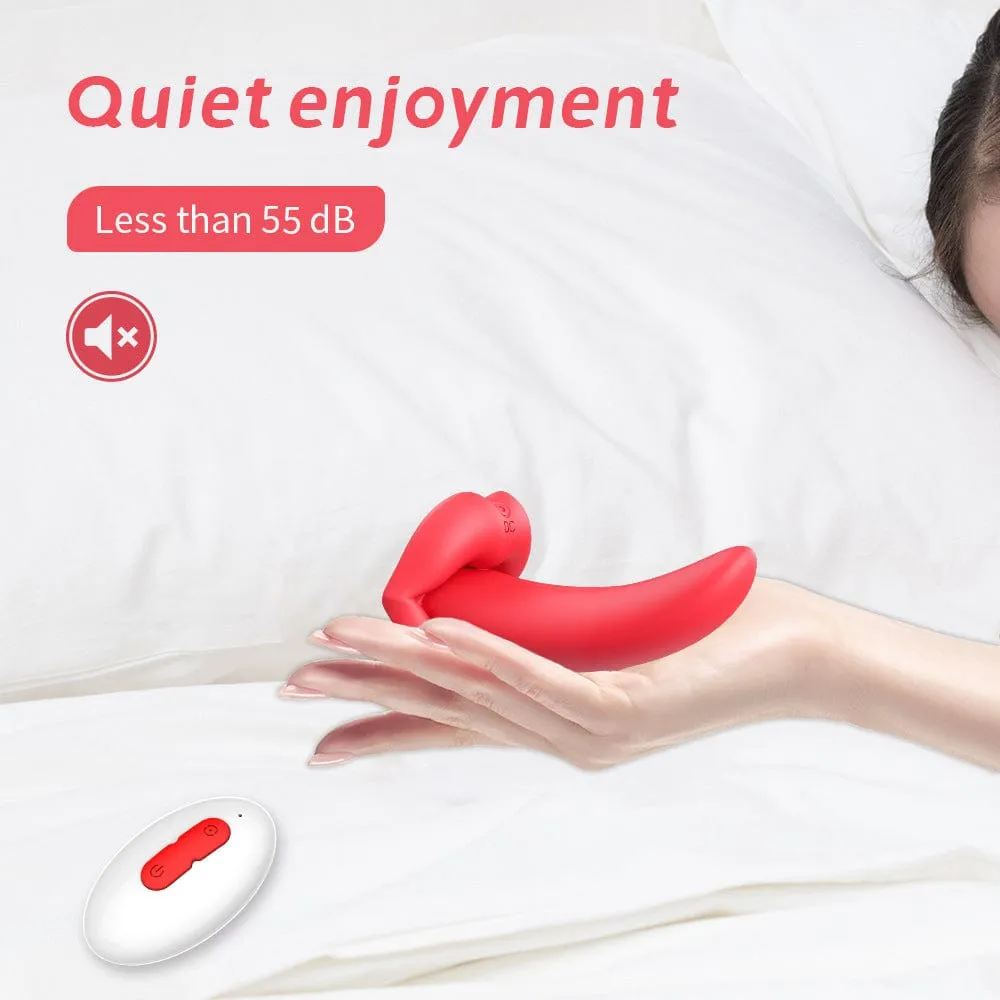 Lurevibe - Honey Tongue Wireless Remote Control 10 Frequency Wearable Vibrator