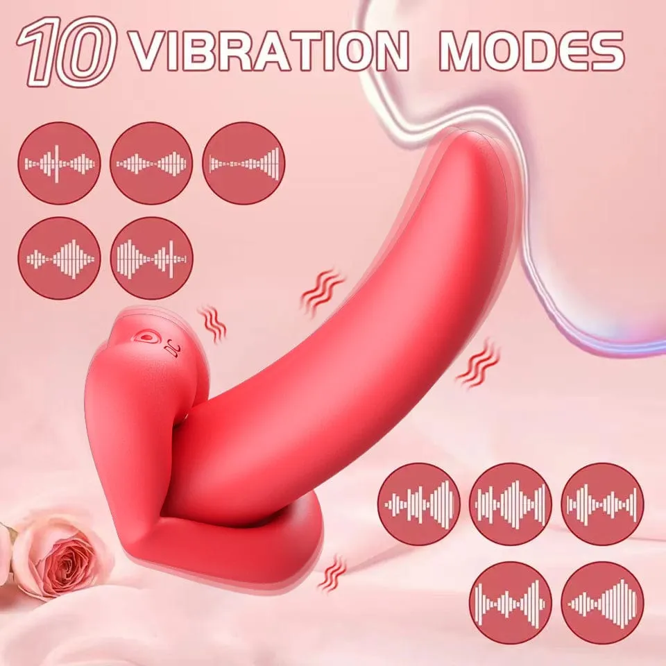 Lurevibe - Honey Tongue Wireless Remote Control 10 Frequency Wearable Vibrator