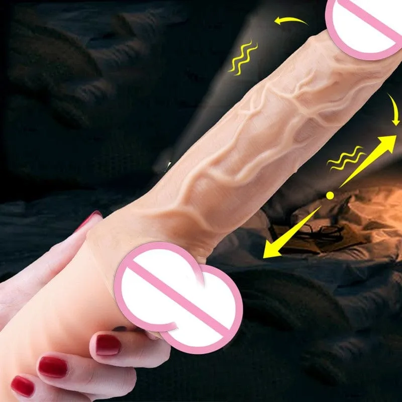Lurevibe - Women Telescopic Cannon King Automatic Vibration Heating Simulation