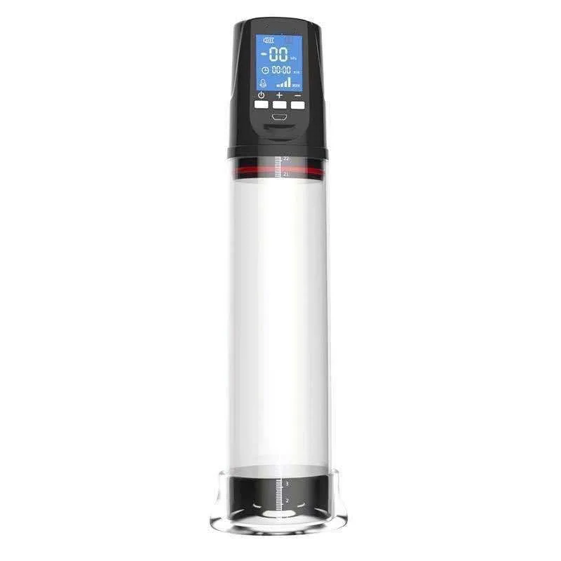 Male Penis Pump Masturbation Cup - LCD Panel Vacuum Sucking Vagina Sex Toys for Men