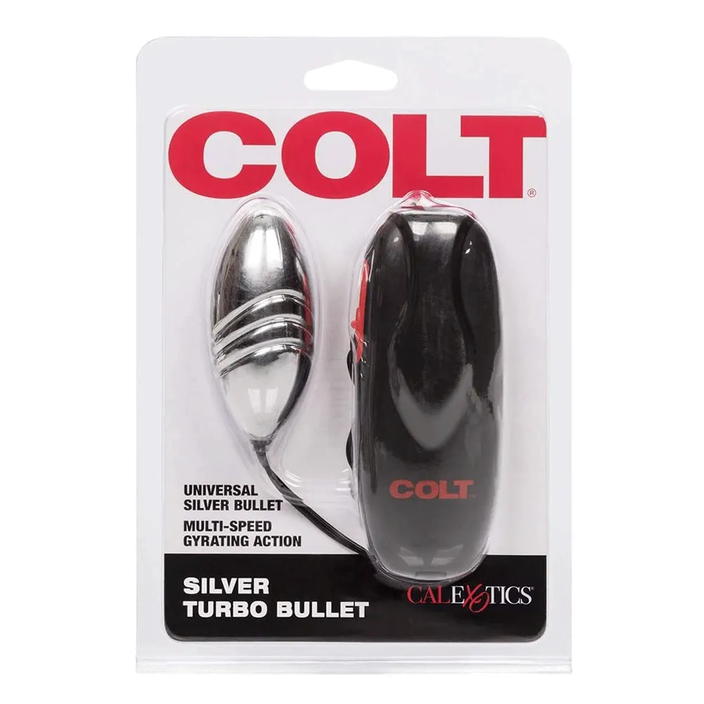 Multi-Speed Turbo Silver Vibrating Bullet - Super Powerful Vibes!