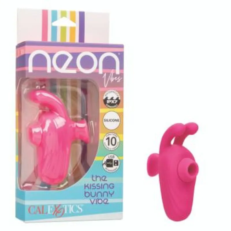 Neon Vibes the Kissing Bunny Vibe - Pink