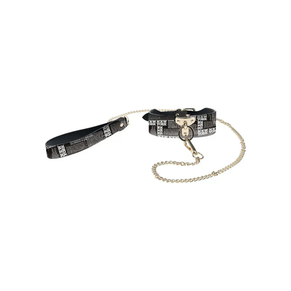 Ouch New York Collar with Leash by Shots