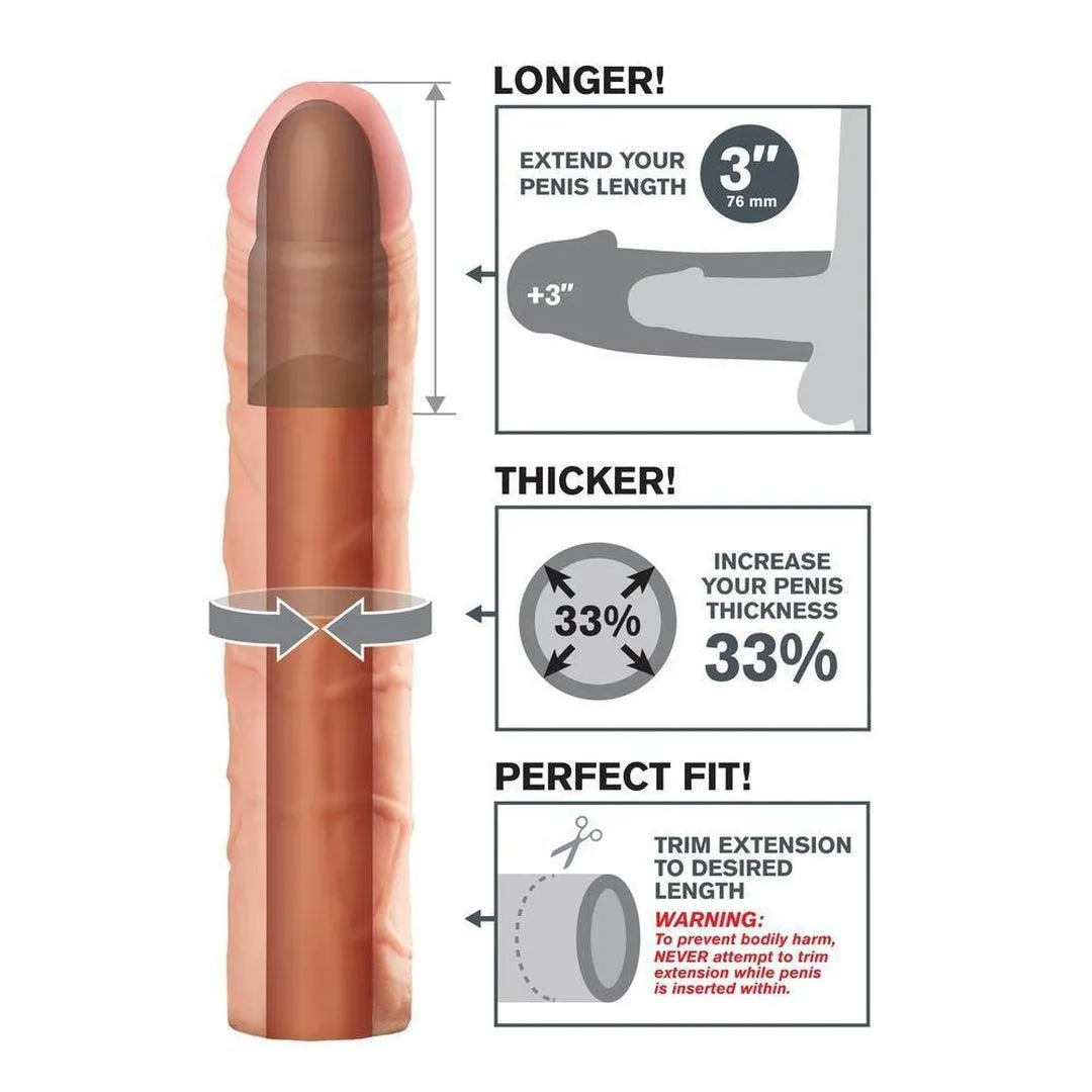 Pipedream Fantasy X-Tension Perfect 3 Penis Extension