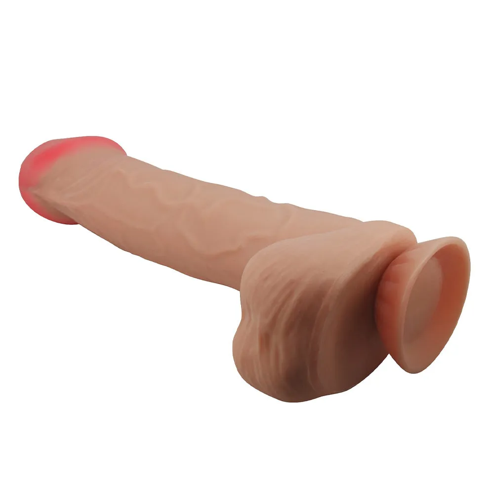 Pretty Love 10" Realistic Poseable Sliding Foreskin Dildo
