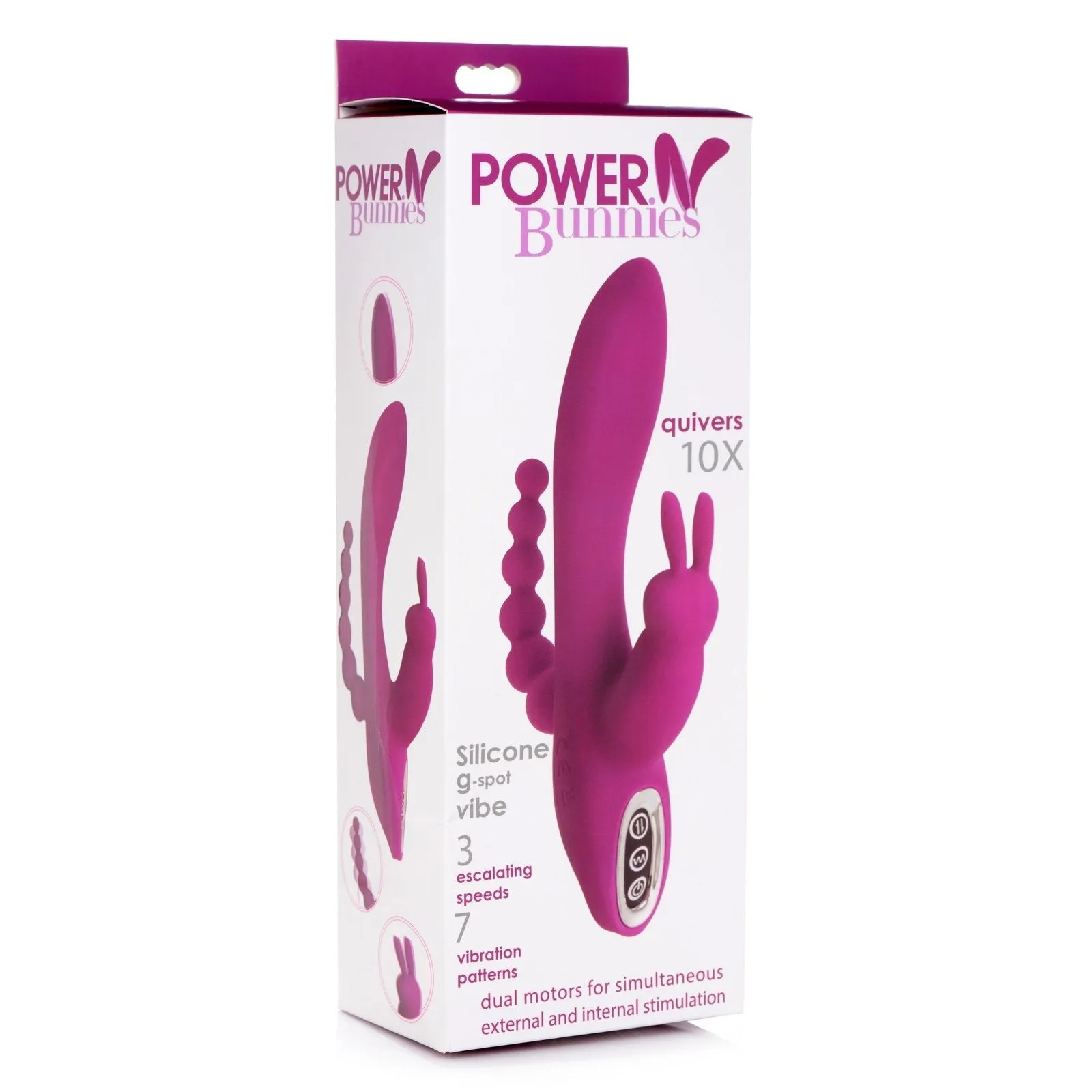 Quivers 10x Silicone G-spot Rabbit Vibrator